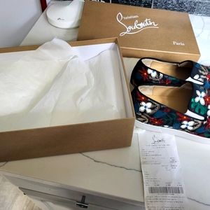 Louboutin slip on trainers size 41.5=11.5